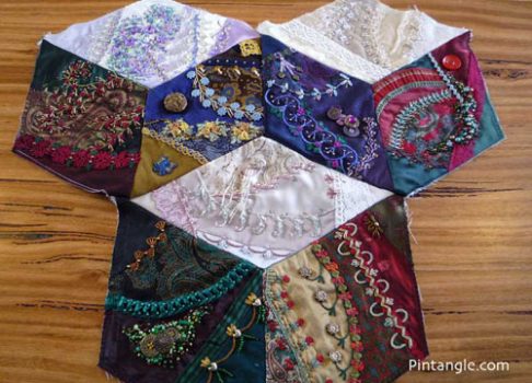 How to Assemble a Crazy Quilt.