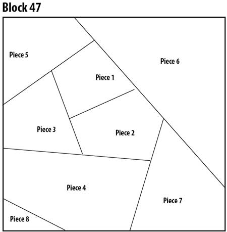 crazy quilt block pattern