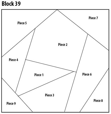 crazy quilt block pattern
