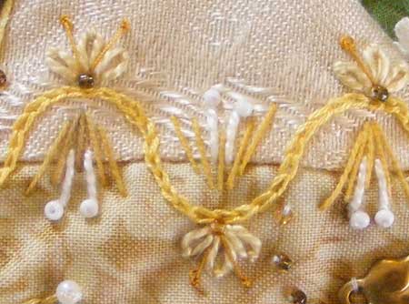 crazy quilt block detail