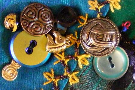 crazy quilt block detail