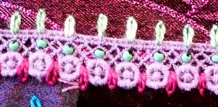 crazy quilt block detail