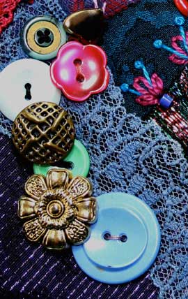 crazy quilt block detail