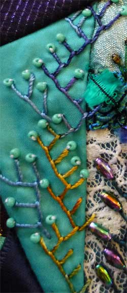 crazy quilt detail