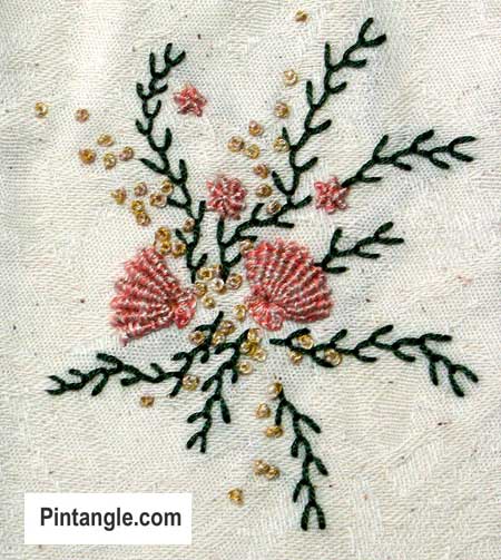 Feather Stitch - Pintangle - Hand embroidery stitches