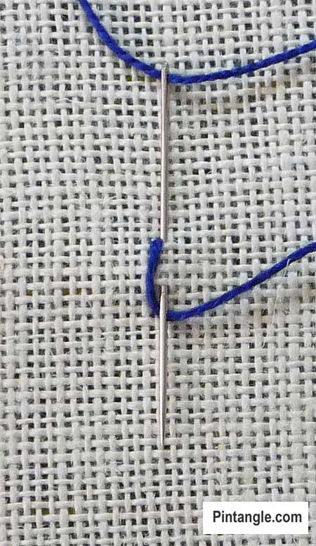 step by step instructions on how to work detached chain the lazy daisy stitch 