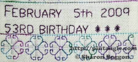 For the Love of Stitching Sampler Band 543