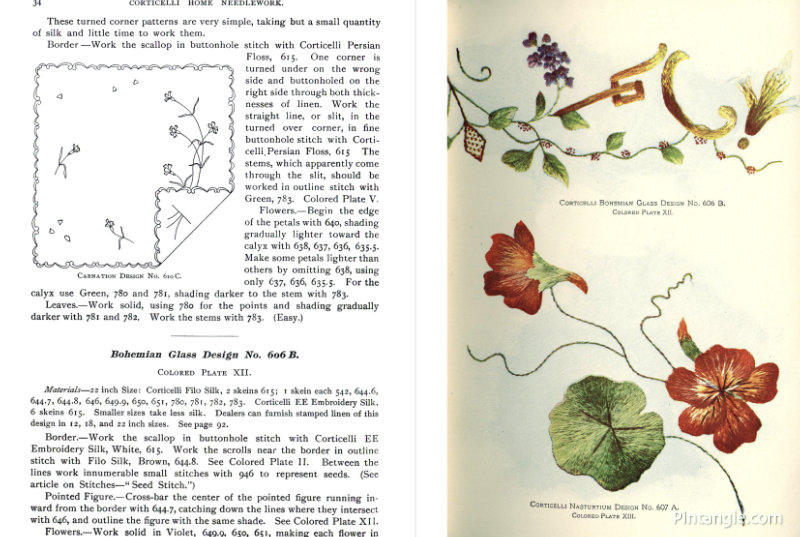 Corticelli Home Needlework pattern