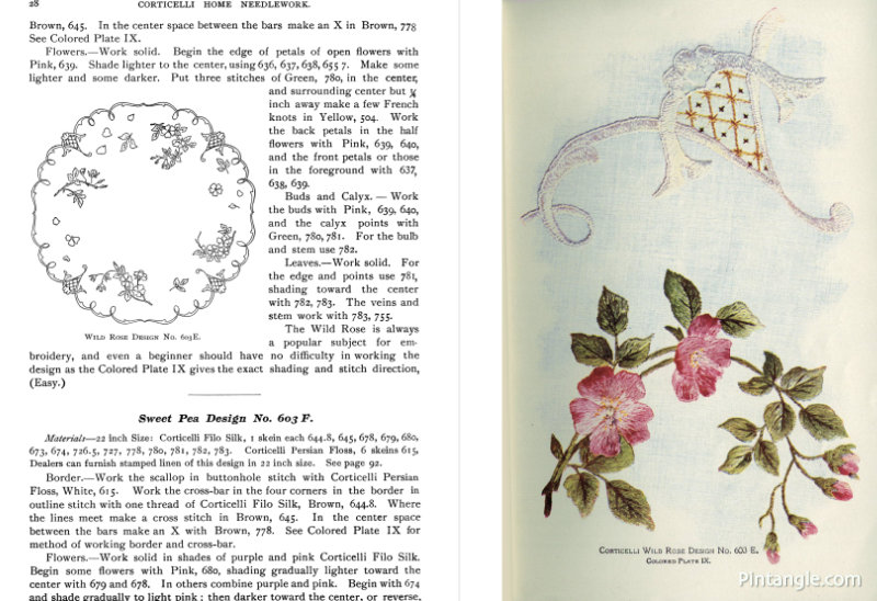 Corticelli Home Needlework pattern