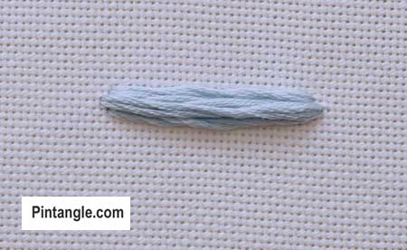 step by step how to work padded satin stitch 1