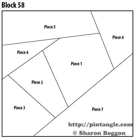 free pattern of a crazy quilt block 