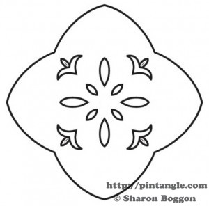 Friday Freebie Hand Embroidery Pattern - Pintangle