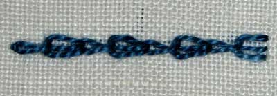 Linked Double Chain Stitch Tutorial
