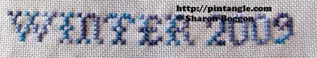For the Love of Stitching Sample 589