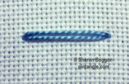 How to hand Embroider a Buttonhole bar