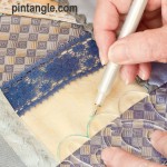 marking a seam using my stitchers Templates 