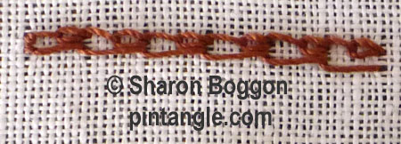 shell chain stitch 7