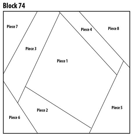 free crazy quilt pattern of block