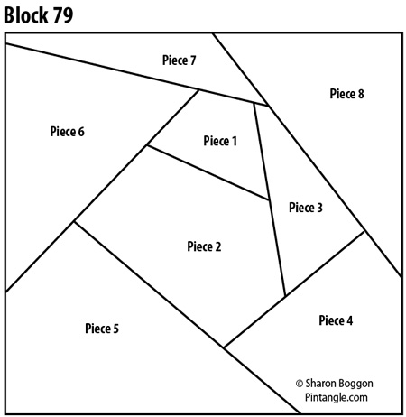 crazy quilt block 79 pattern