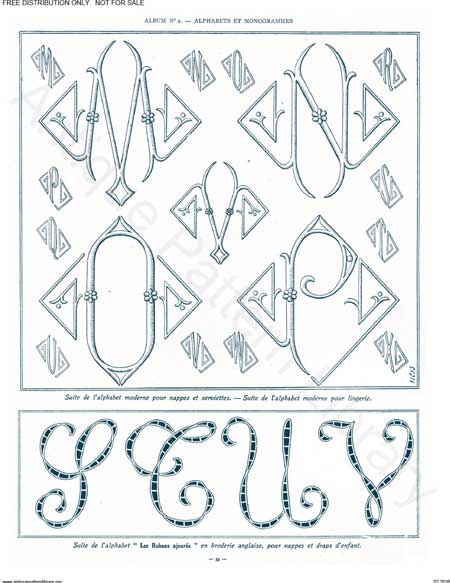 Monograms for Hand Embroidery 2