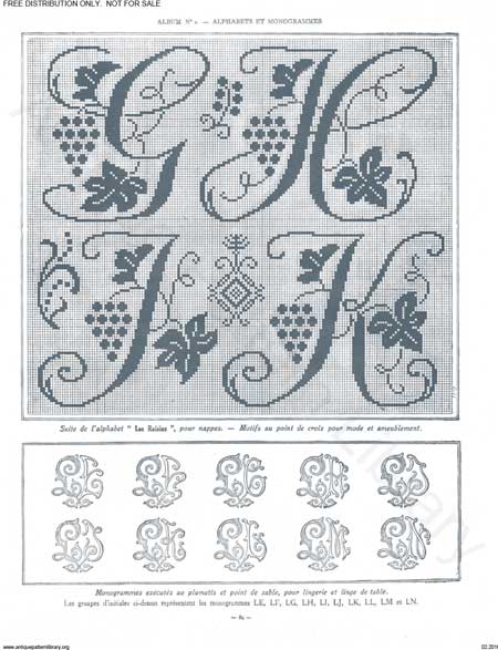 Monograms for Hand Embroidery 2