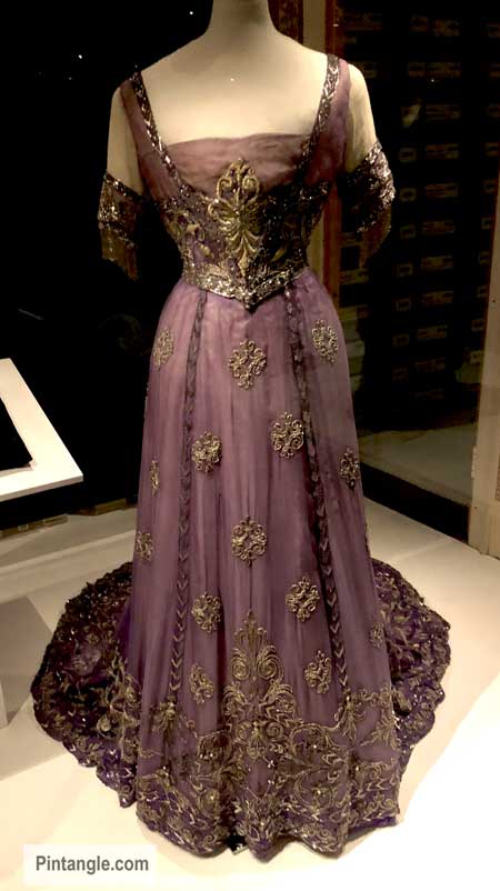 Chiffon Gown in the Bath Fashion Museum