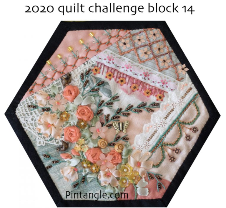 2020 quilt block 14 Pintangle