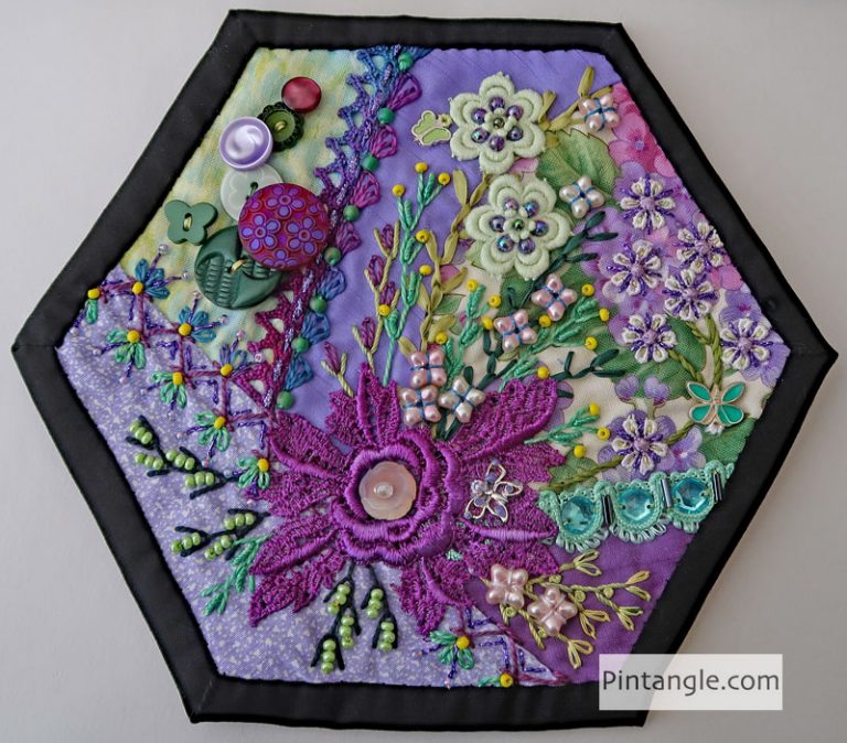 Ideas for Embellishing crazy quilt blocks with more than embroidery ...
