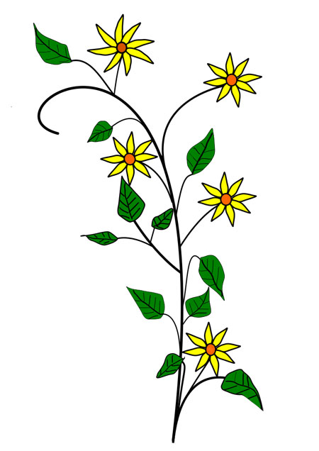 Image from ClipSafari for a Hand Embroidery Design
