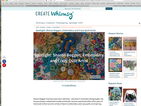 Spotlight interview with Create Whimsey screen shot