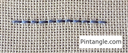Threaded Back Stitch 1