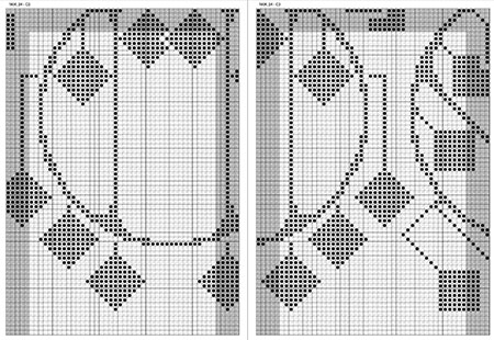 Free Art Nouveau patterns grid 1