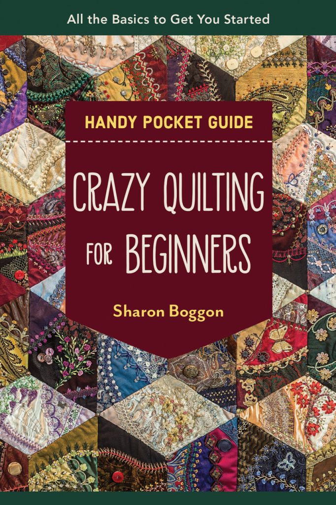 Crazy Quilting for Beginners Handy Pocket Guide cover