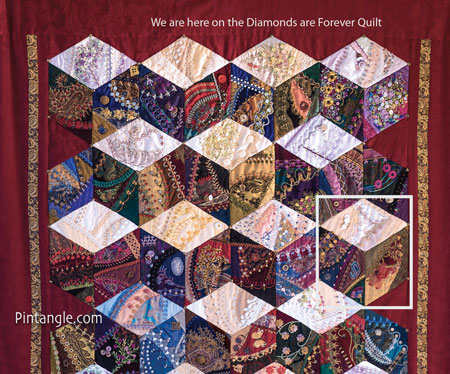 quilt set of Tumbling block 11