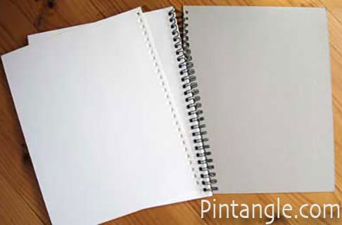 How to add pages to a wire bound sketchbook