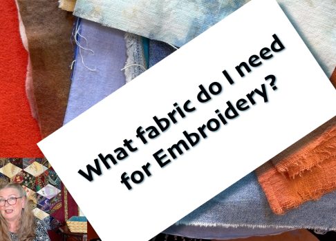 What fabrics can I use for hand Embroidery?