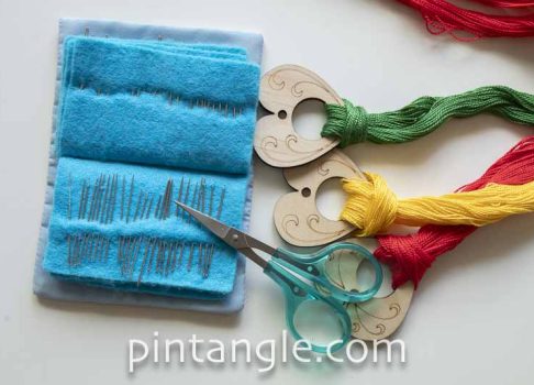 What are Thread drops or Floss keepers and how do you use them?