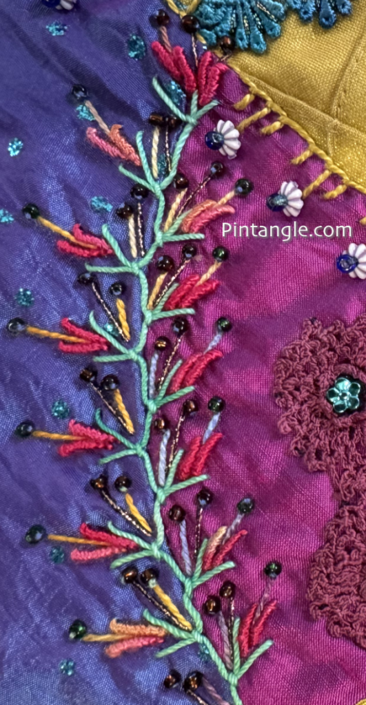Brazilian embroidery - flowers